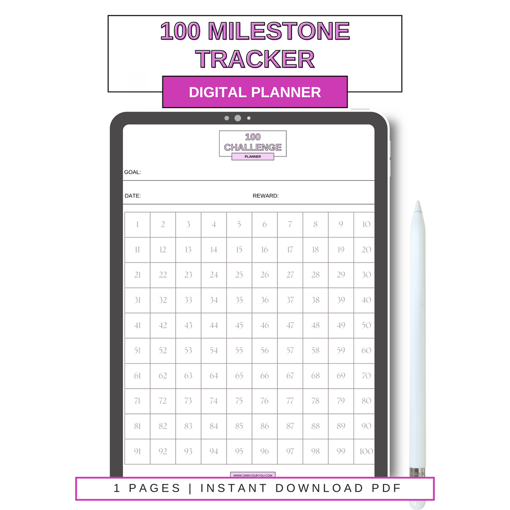 Digital 100 Milestone Tracker