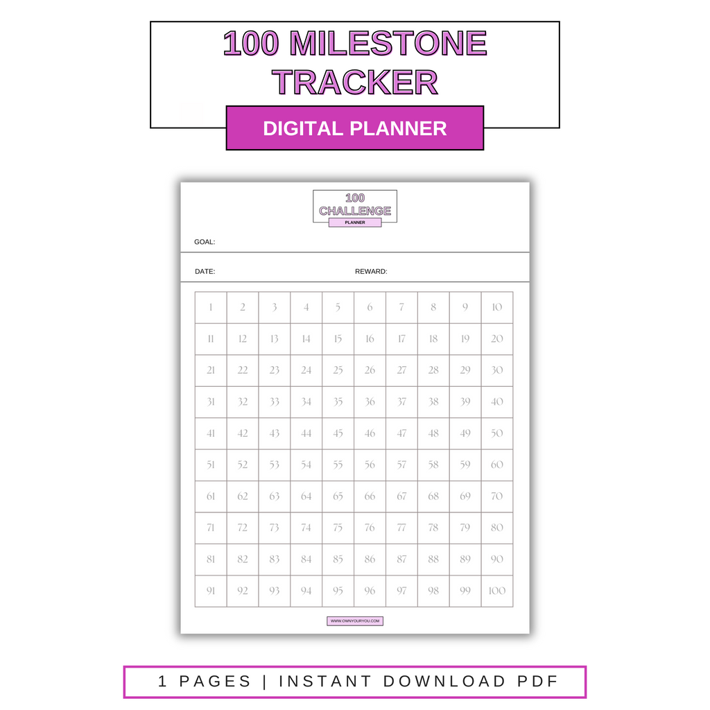 Digital 100 Milestone Tracker