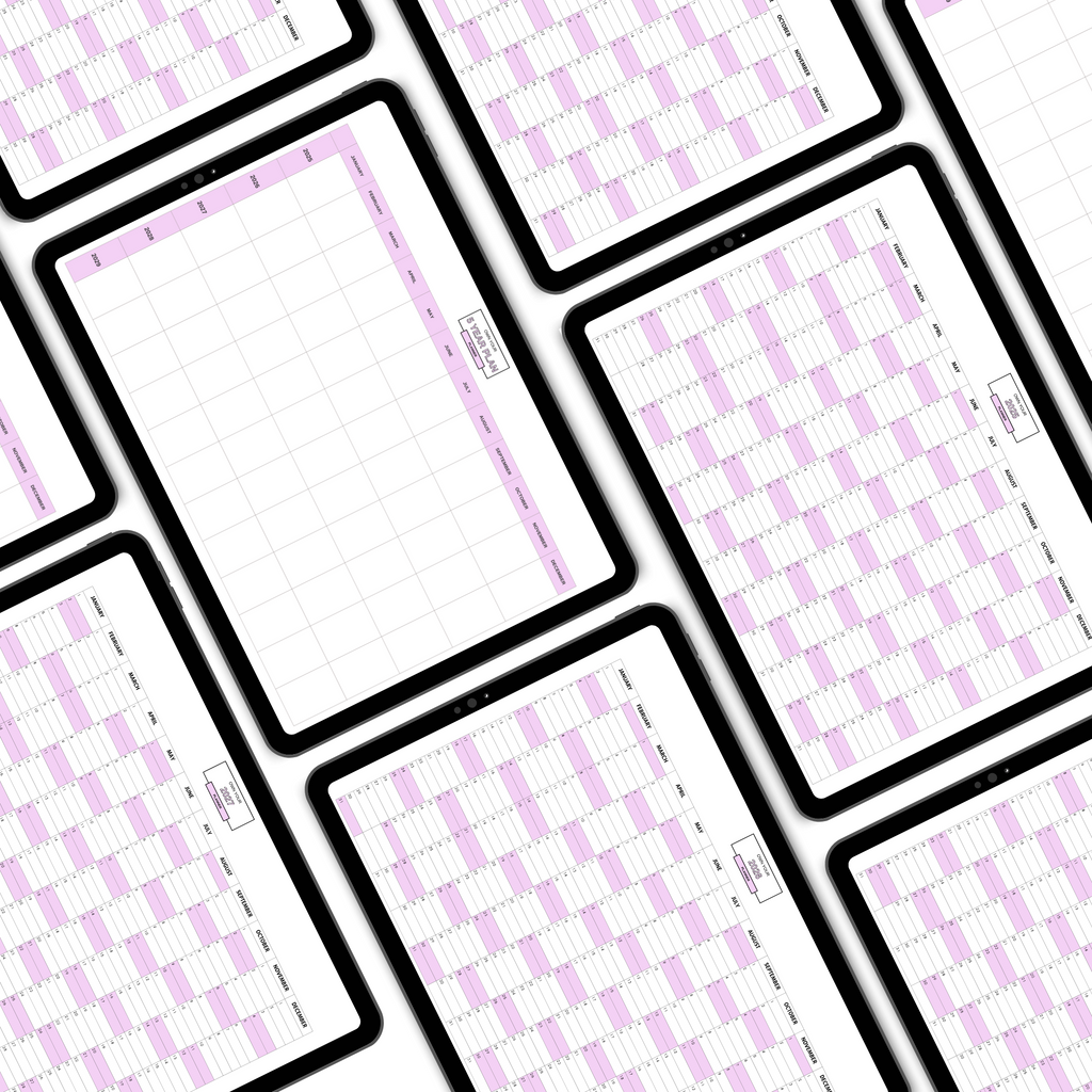 Digital Five Year Planner