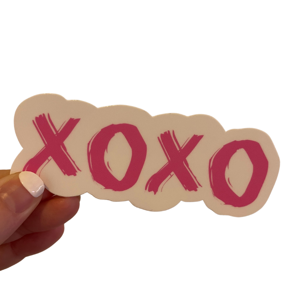 Pink XOXO Sticker